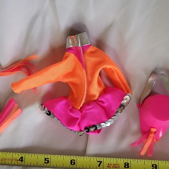 Skipper Baton Twirler outfit Barbies friend clothing 1990s vintage mattel great - Picture 7 of 14